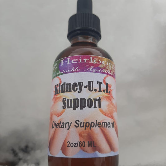 KIDNEY, U.T.I., BLADDER SUPPORT, Herbal Tincture, Herbal Remedy