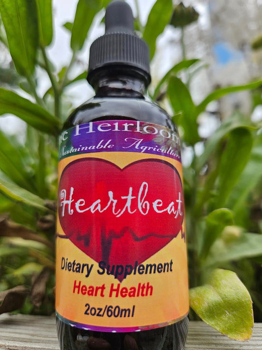 HEARTBEAT-Herbal Tincture-Heart Disease, High Cholesterol, High Blood Pressure, Herbal Remedy