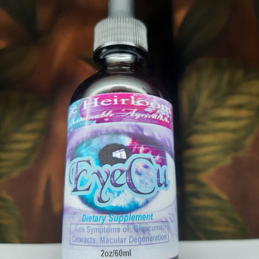 EyeCU, Herbal Remedy, Glaucoma, Cataracts, Macular Degeneration, Herbal Tincture