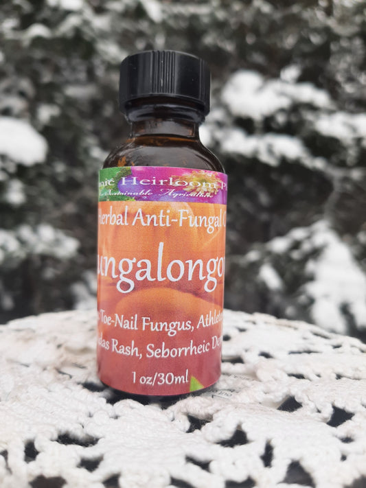 FUNGALONGONE, Herbal Oil, Anti-Fungal Oil, Boils, Candidas Rash, Athletes Foot, Toe Nail Fungus